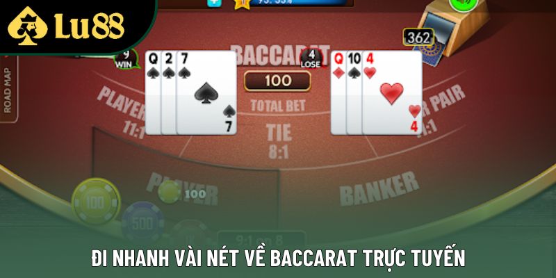 Đi nhanh vài nét về baccarat trực tuyến